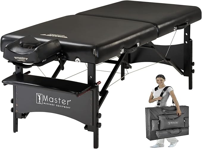 Camilla de Masaje Plegable Portátil Ajustable con Memory Foa miniatura 3