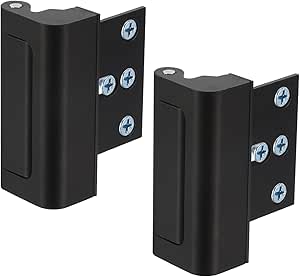 Home Security Door Lock, 2 Pack Childproof Door Reinforcement Lock