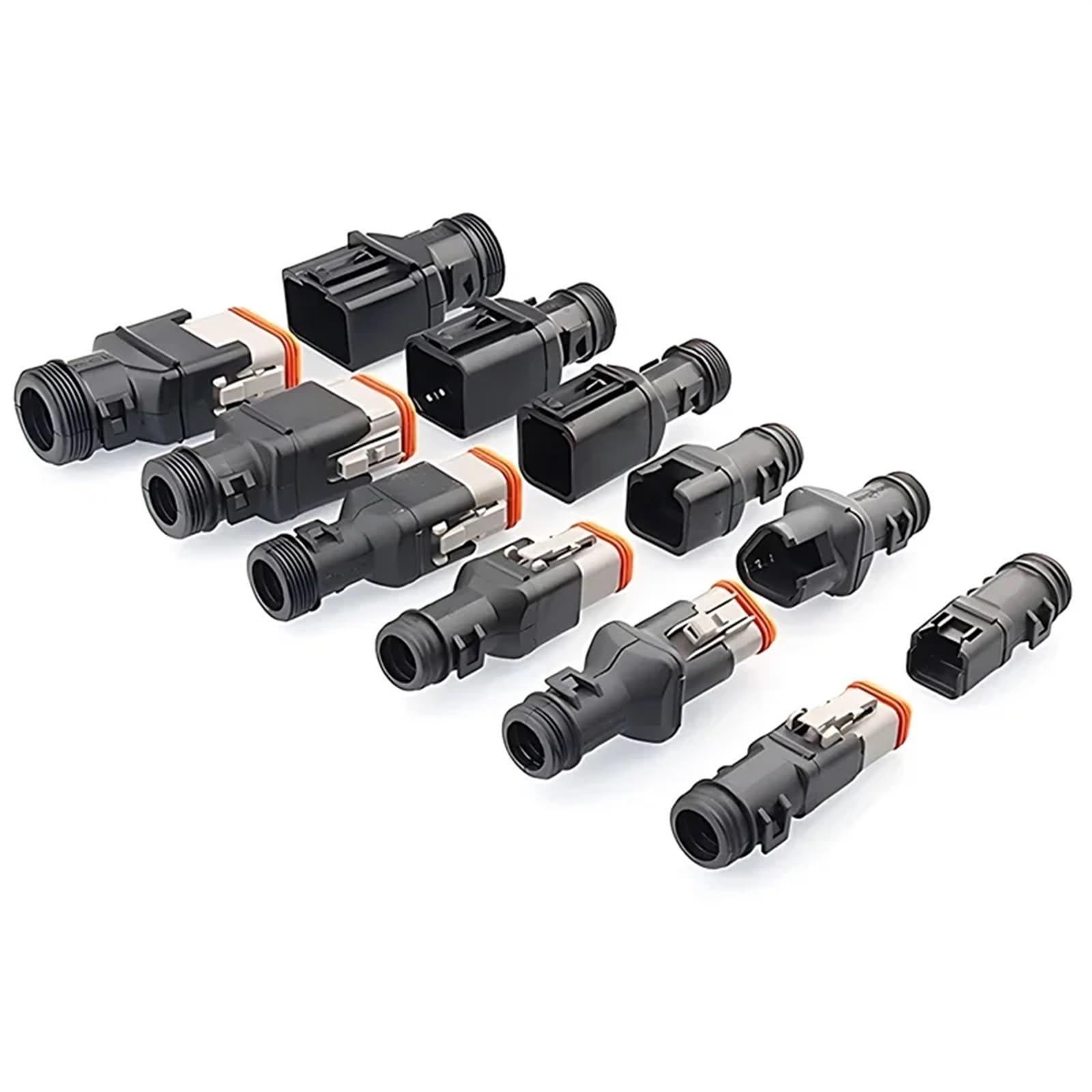 Connettore a clip per auto, 2-12P, maschio e femmina, guaina protettiva fissa, tubo corrugato, clip fissa, clip per cablaggio (3P-maschio)