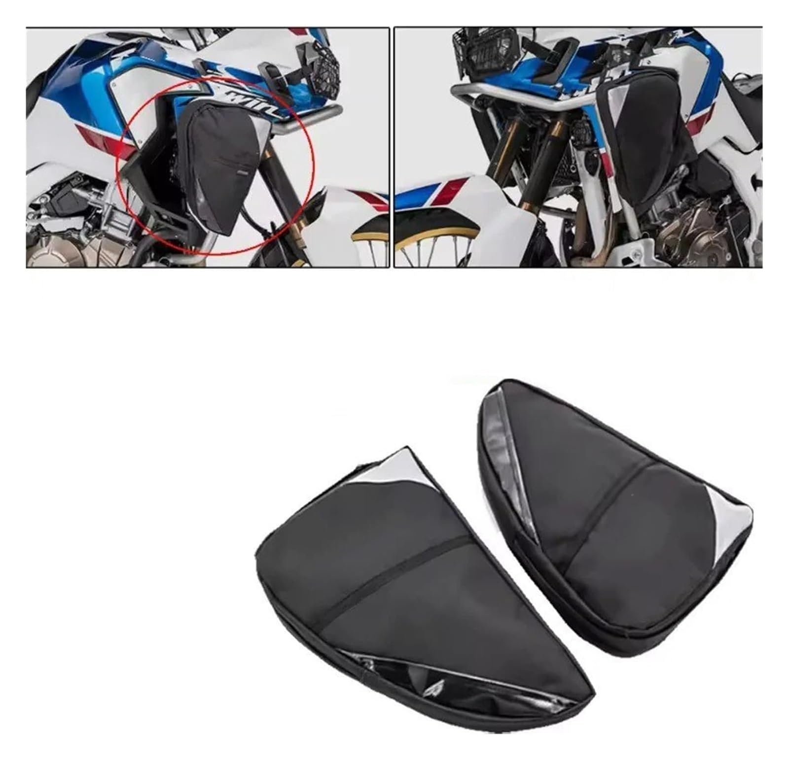 Borsa Da Moto Per CRF1000L Per Africa Twin CRF Per Adventure Sports 2013-2025 Barre Di Protezione Telaio Impermeabili Posizionamento Riparazione Borse Laterali Moto