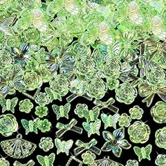 Camellia Flower Bows Green