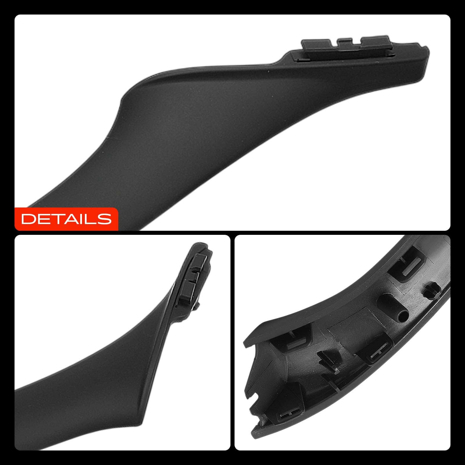 Frankberg 7x Maniglia interna Pannello di Interruttore finestra auto Interno nero Compatibile con Serie 5 F10 Serie 5 F10 F18 Serie 5 Touring F11 Replace# 51417225873