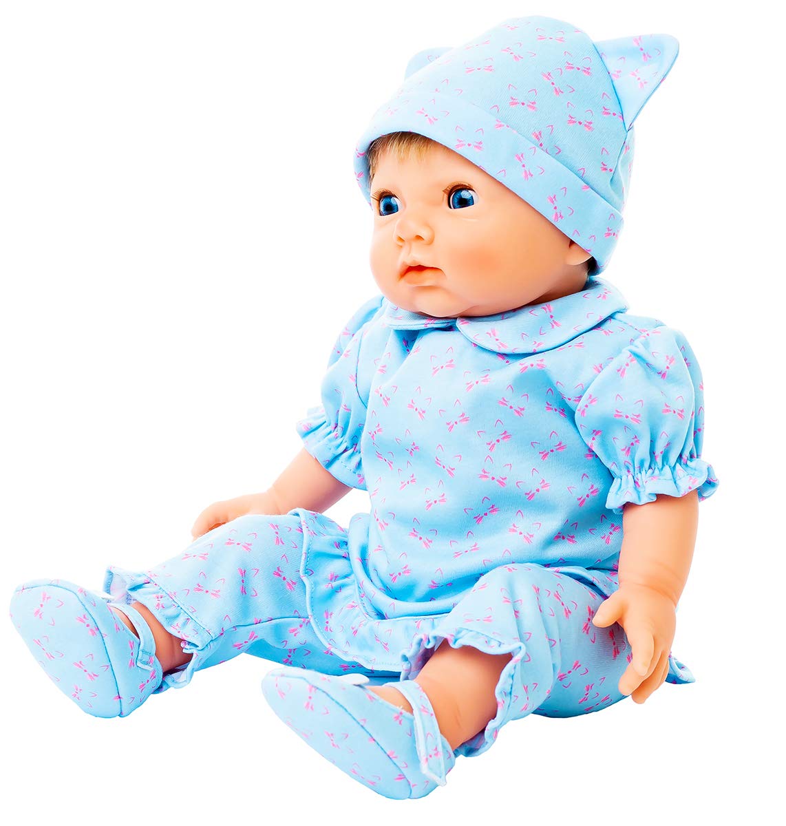 FRILLY LILY43 cm Tiny Treasures Blue Kitten Outfit Including Shoes from UK Company [DOLL NOT INCLUDED]