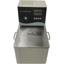 TECHTONGDA Digital Water Bath Laboratory Circulator Pump Heater Thermostatic Bath 5L Capacity Oil Bath Recirculating 220V Indoor Temp - 300C Bath Heating Circulator High Temperature Ciculator