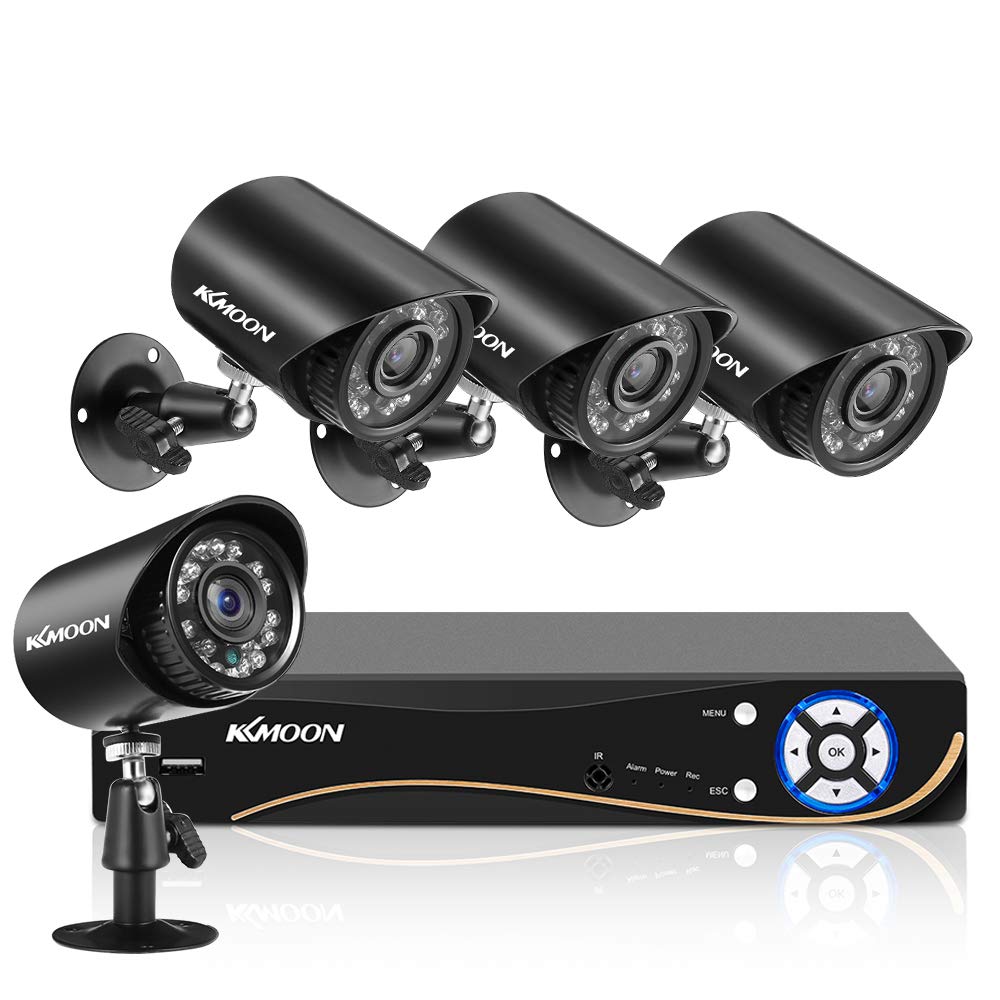Extaum Camera System, Dvr Kit1080P Cctv Surveillamce System 1080P Camera System 8Ch Dvr+4Pc2Mp Hd Camera With Night Vision Support Motion Detection Remote Accesdvr Kit No Hard Drive