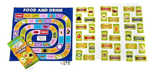 Jogo Educativo Comida E Bebida Em Inglês Jogo Da Memória