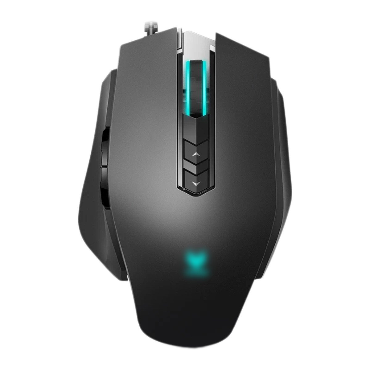 PDFGO Mouse Ergonomic Mouse Cable Game Ergonomics Metal Craft Electric Mouse,OneColor-117.6*78.9*37.8mm