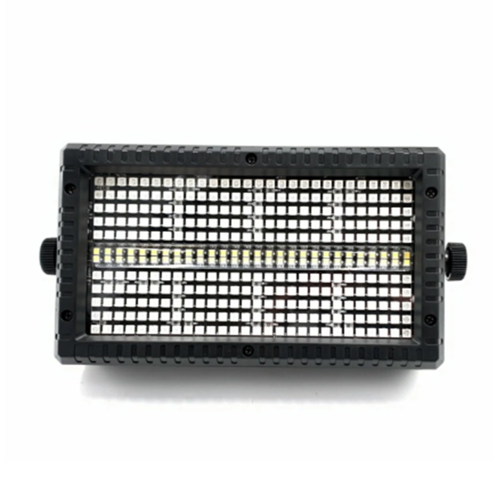 4X 60W Mni LED Estroboscópico RGB 8 Particiones + 8000K 4 Particiones Super Brillante DJ Wash Bar Etapa Estroboscópica Enchufe de la UE
