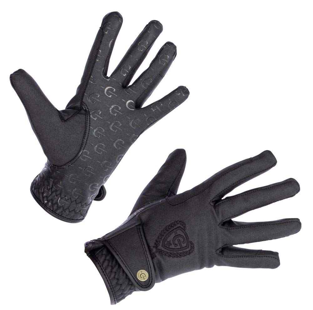 Kerbl Guantes de equitación de Invierno Mora Negro