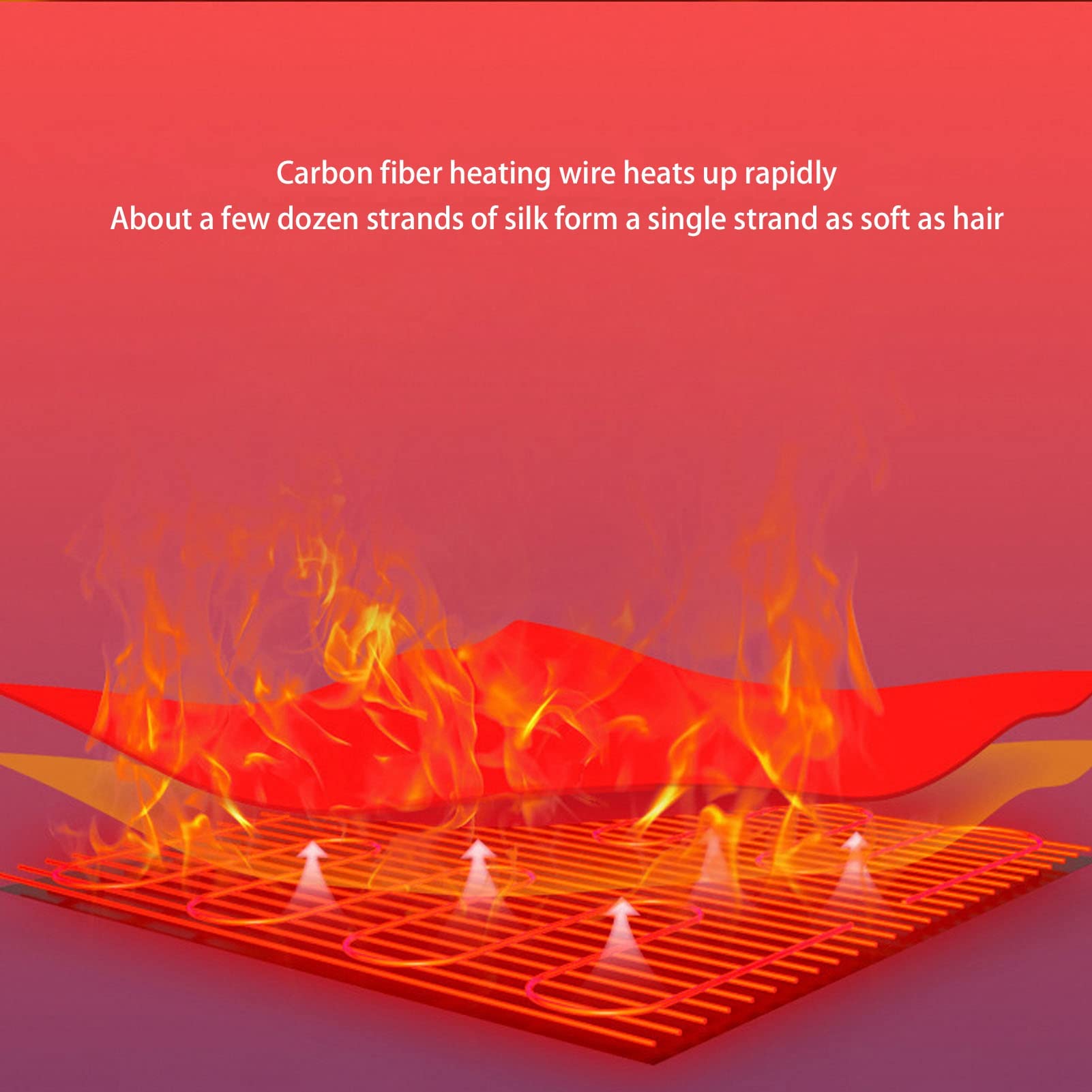 Chaussettes Chauffantes Intelligentes, Bas Chauffants Confortables pour Les Activités Hivernales, Noir, Paquet de 2