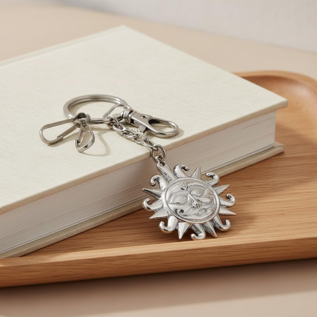 Religious God Silver Charm Labster Religious Keychain for Men and Women-image-13