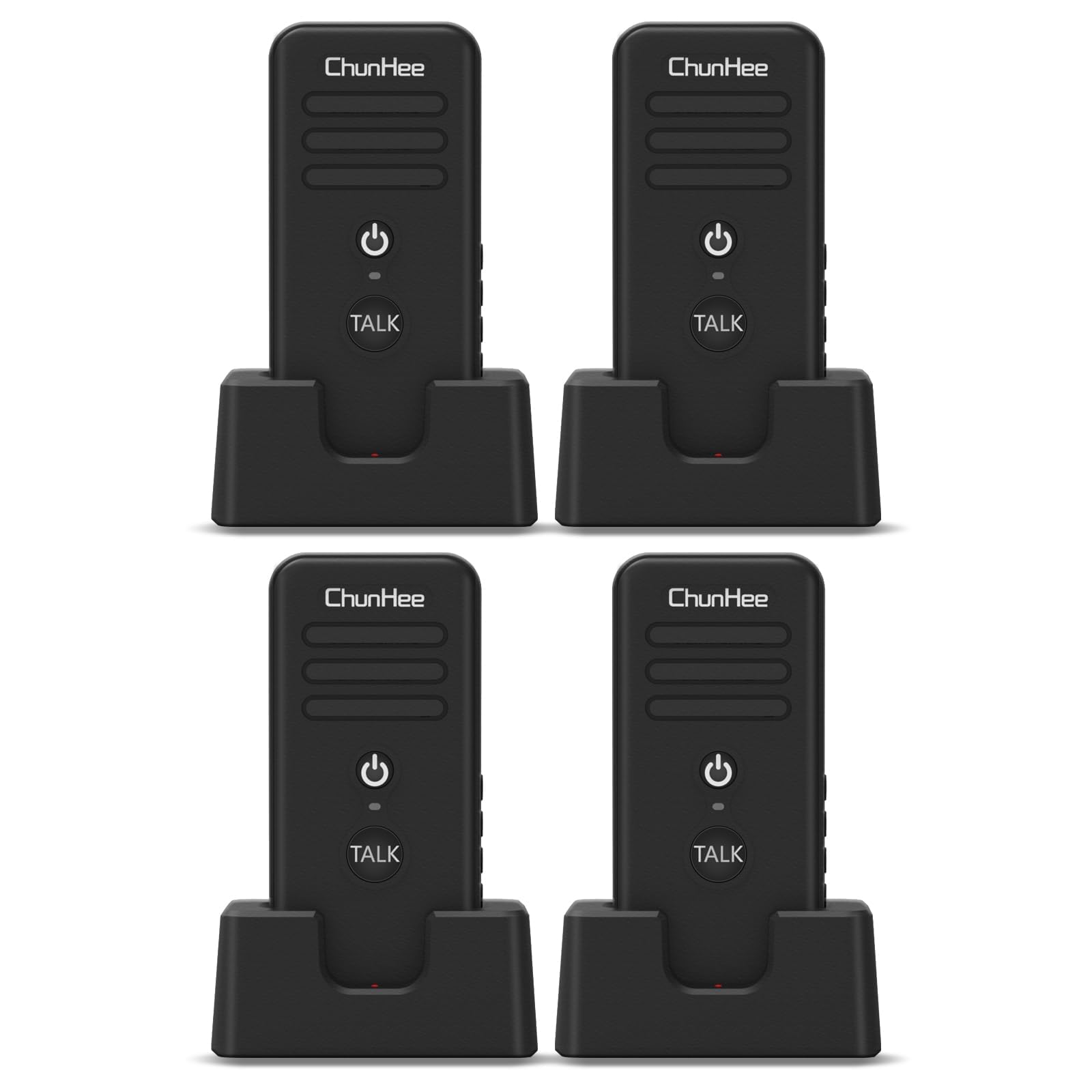 Intercoms Wireless for Home 16 Channels Long Standby Caregiver Wireless Intercom System for Elderly 1640ft Portable Intercom Two Way Room to Room Communication Intercom for Home Use, 4 Pack