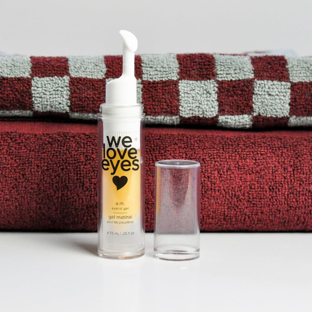 We Love Eyes A.M. Eyelid Gel - Für geschwollene Augen, feine Linien, Tränensäcke, gesund für Ihre Augen, botanische & vegane Inhaltsstoffe.