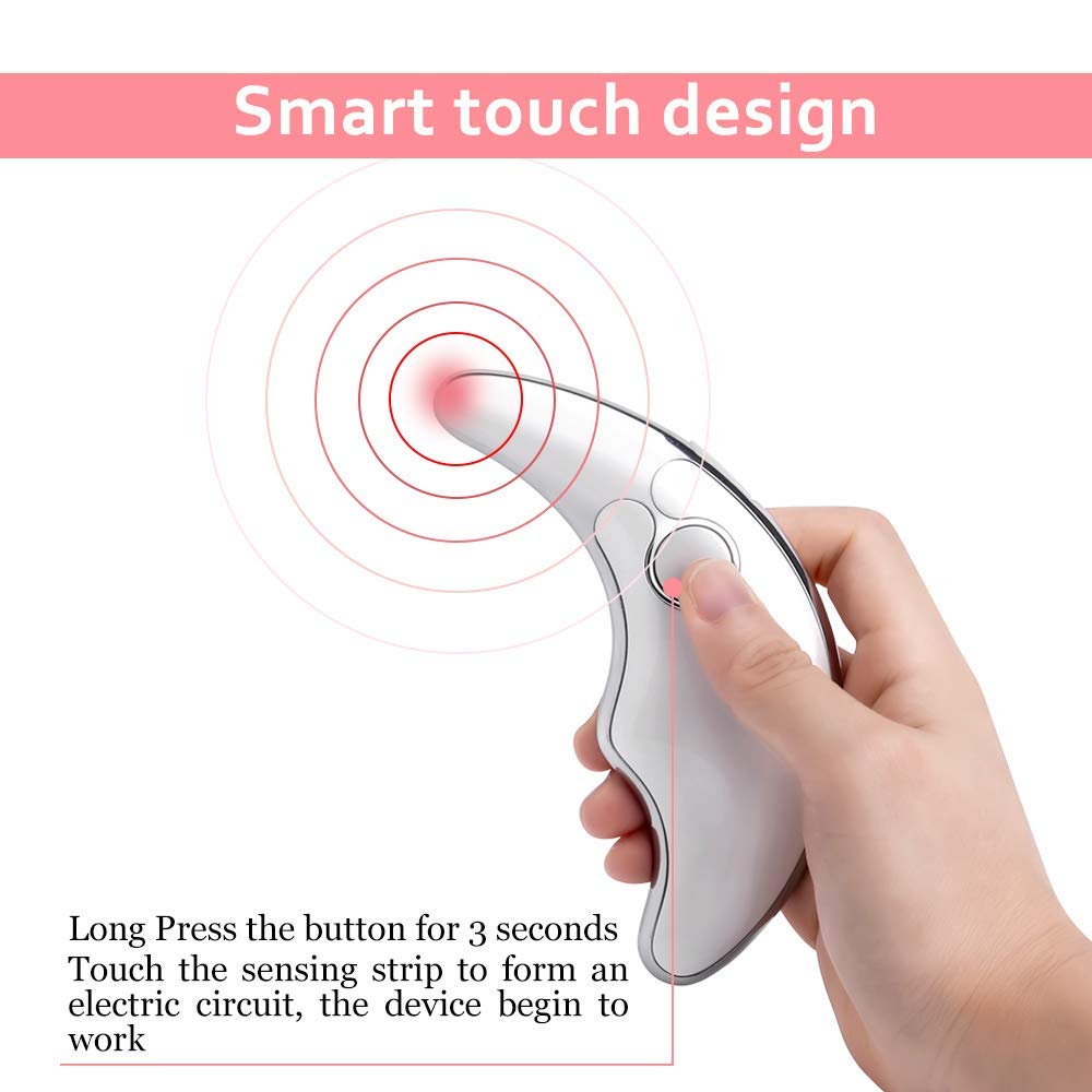 SVIVI Electric Gua Sha Machine V masajeador facial con carga USB (dos modos + 5 posiciones)