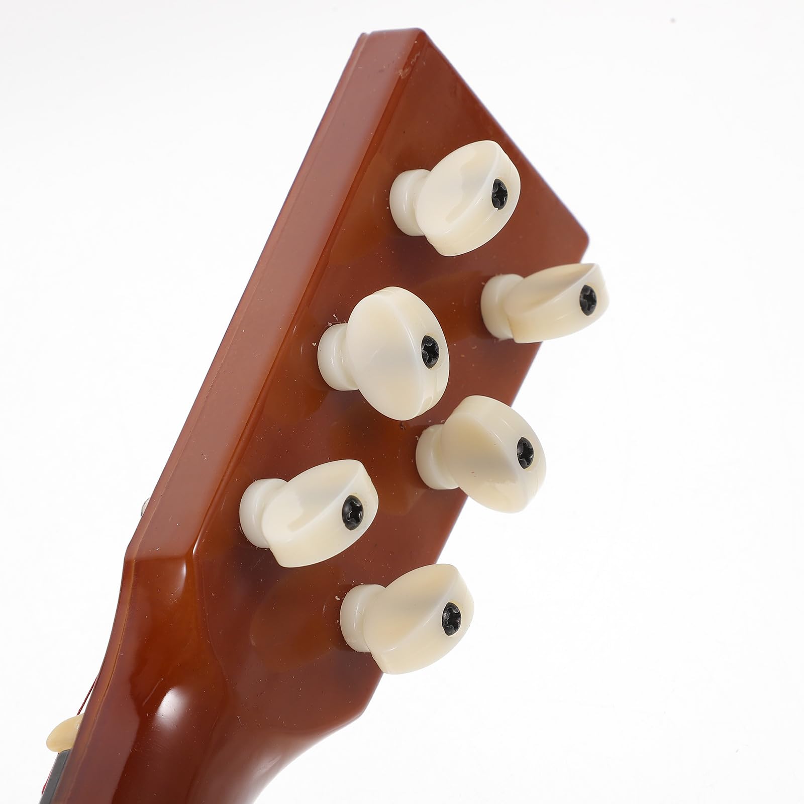 DECHOUS Guitarra de Juguete Infantil de Madera Color Café para Niños Principiantes Función Educativa para Inspirar Interés Musical y Aprendizaje Temprano