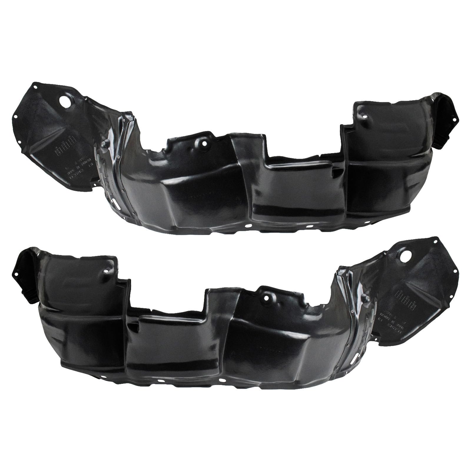 TRQ Front Inner Fender Liner Set | For 2004-2006 Lexus RX330 2007-2009 RX350 LX1248101 LX1249101