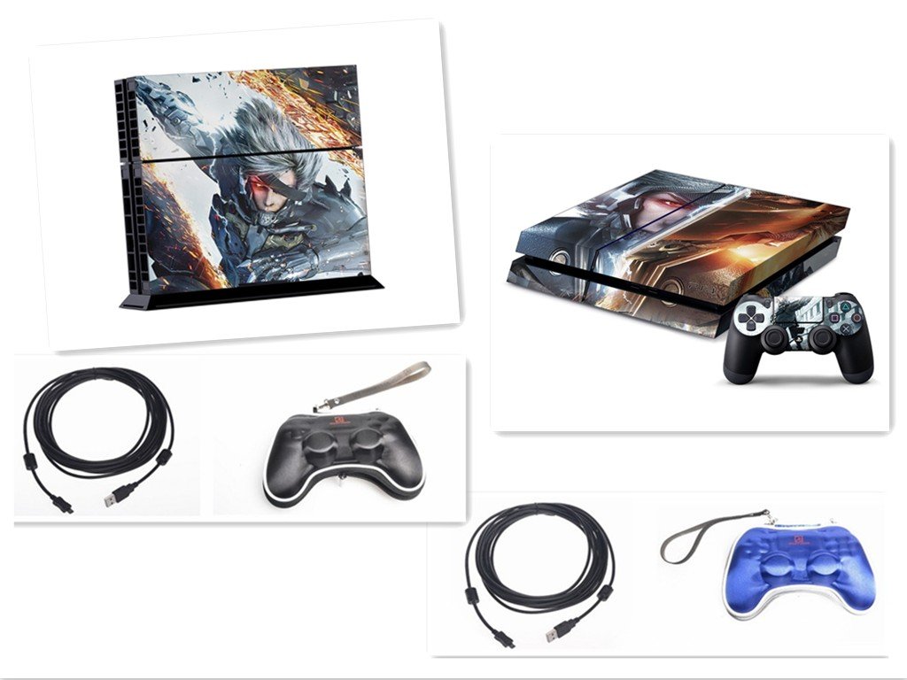 Amazon.co.jp: PS4を埃や汚れから保護 PS4専用 スキンシール (Metal 