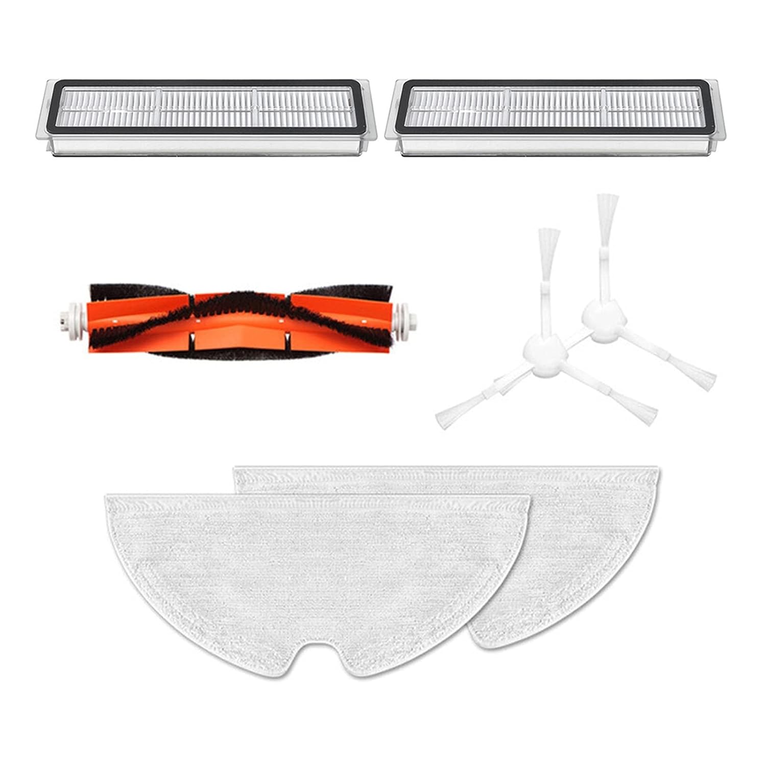 Vacuum Cleaner Kit Household Cleaning Side Roller Brush Filter Mop Fit For Vacuum Cleaner Spare Parts Kit Fit