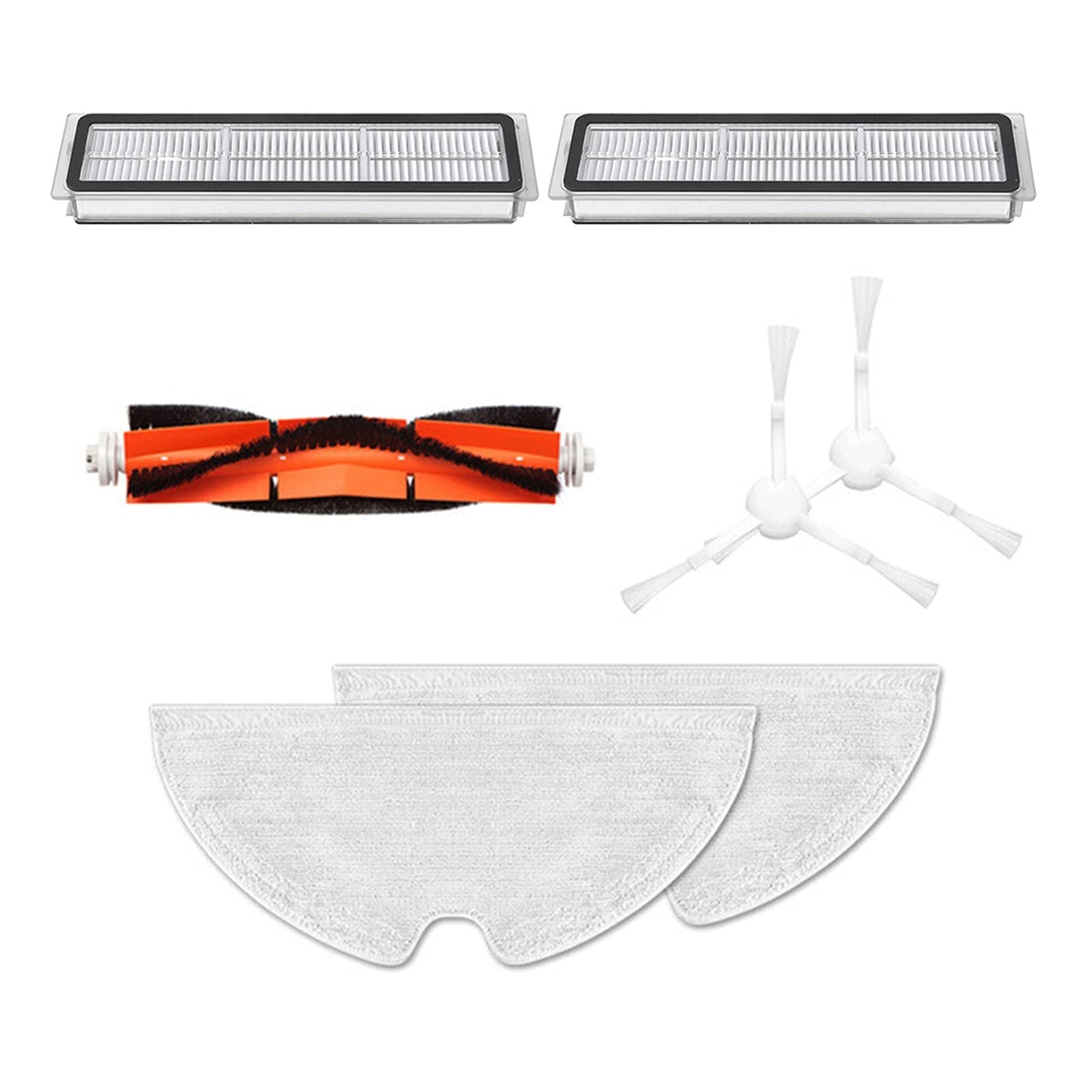 Vacuum Cleaner Kit Household Cleaning Side Roller Brush Filter Mop Fit For Vacuum Cleaner Spare Parts Kit Fit