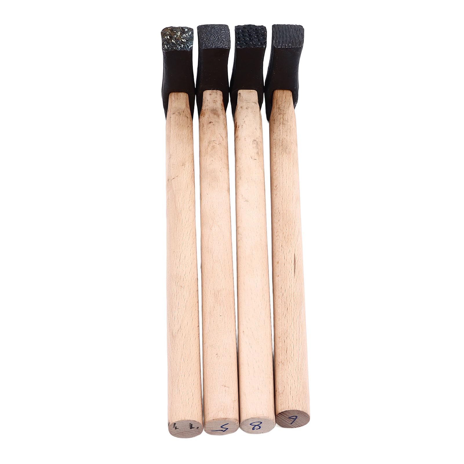 Aramox Set Di Martelli Per Texture Manico In Legno Strumento Per Formare Il Metallo 12 Facce Di Modelli Per La Creazione Di Gioielli E Artigiani Della Lavorazione Dei Metalli Che Creano Texture A