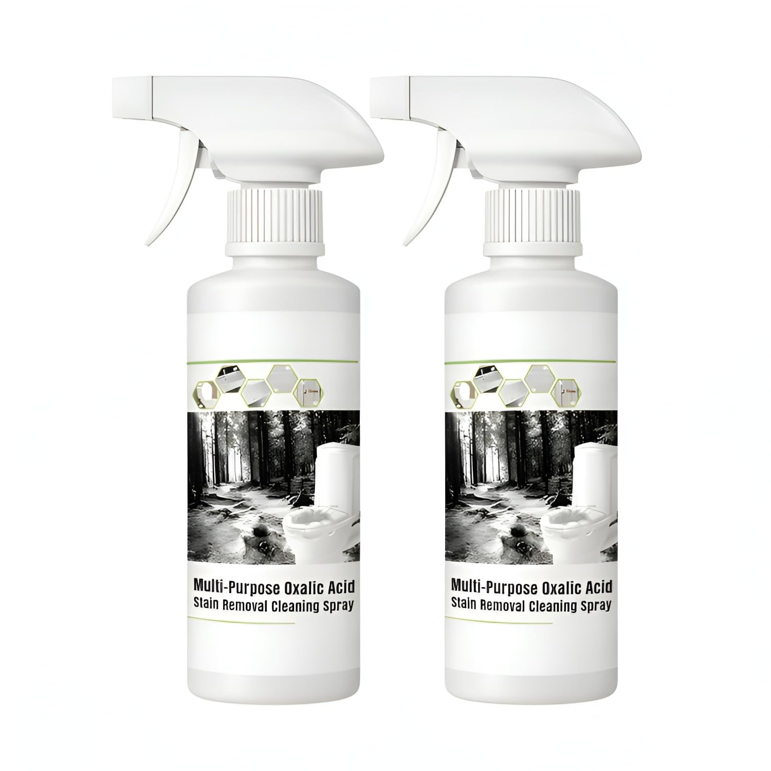 Multi-Purpose Cleaning Solution for Tiles, Sink, Bathroom, Floors & Hard Surfaces, Multi-Purpose Oxalic Cleaner, Easy-to-Use Spray Bottle for Household Surface Cleaning, 2X200ml-image-45