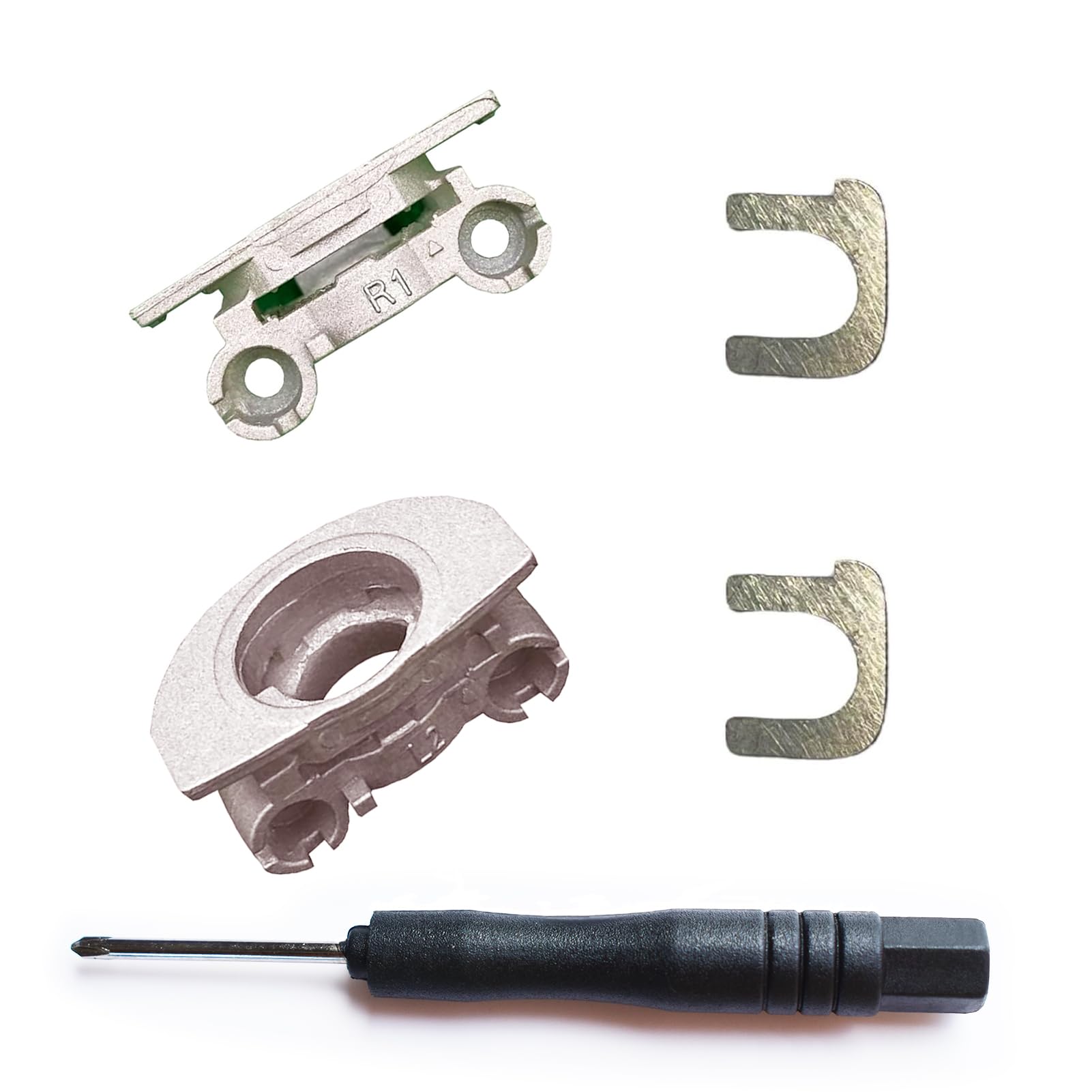 MZKLQVE WH-1000XM4 Hinge Swivels - Replacement Parts Designed Exclusively for Sony WH-1000XM4 Headphones (Silver)