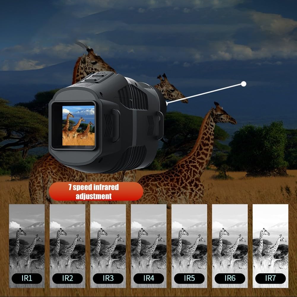 Alcance monocular para visión Nocturna, resolución HD 1080P, Zoom Digital 10X, Distancia de visión de 800m