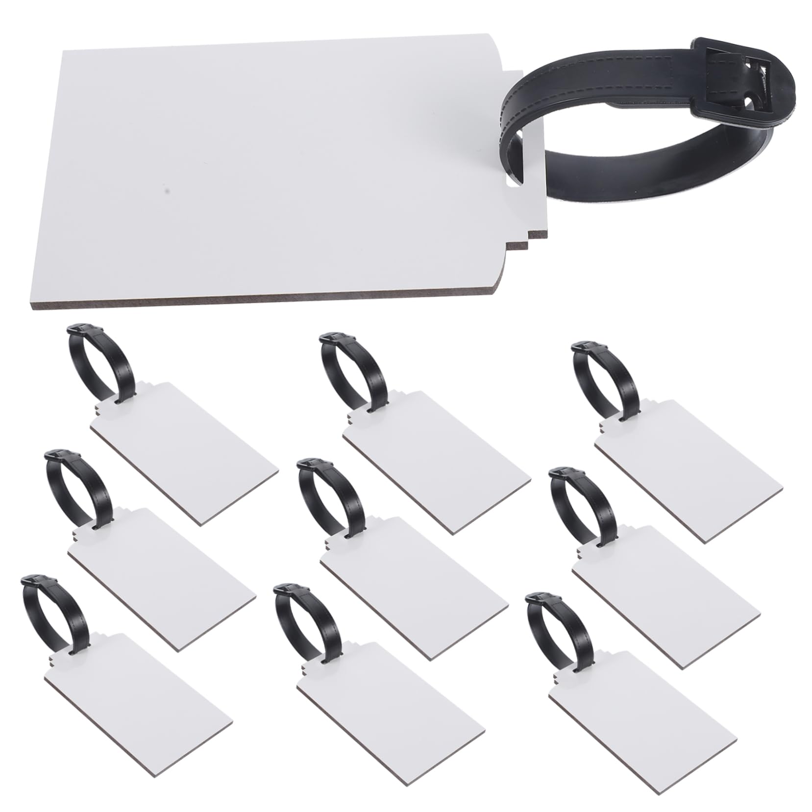 NUOBESTY 5 Set Di Etichette Per Bagagli Vuote A Trasferimento Termico Etichette Da Viaggio Etichette Per Borse Da Viaggio Etichette Per Bagagli Vuote Per Fai Da Te Etichette Per