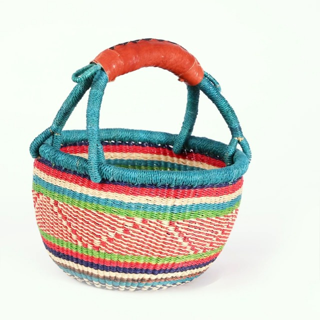Amazon.com: AYÉYA Single Handle Market Basket – Handwoven African