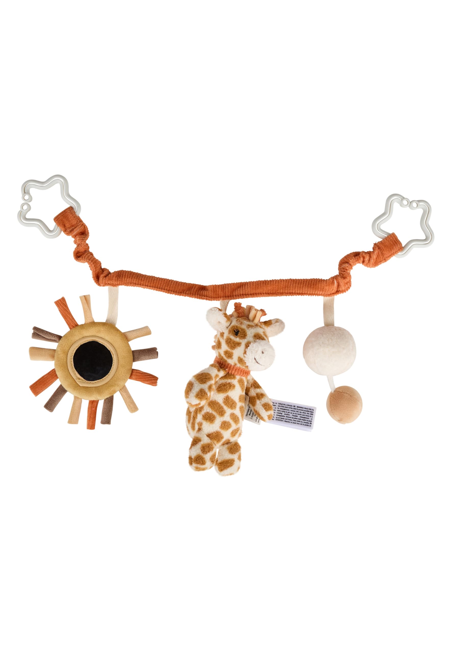 Sterntaler Cadena para Cochecito de bebé Jiraffe Kaya, Color marrón