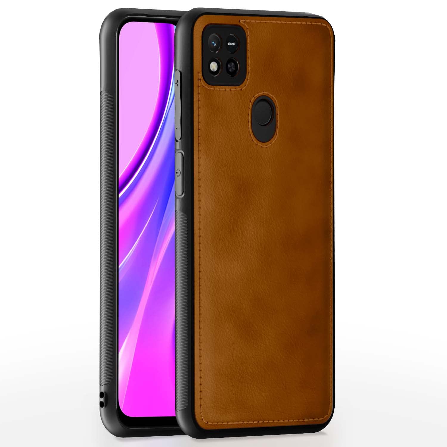 Pikkme Mi Redmi 10A / Redmi 9 / 9C / 9 Activ Back Cover | Flexible Pu Leather | Full Camera Protection | Raised Edges | Super Soft-Touch | Bumper Case for Mi Redmi 10A / Redmi 9 / 9C / 9 Activ (Brown) (B0BR5FNRP1) Amazon Price History, Amazon Price Tracker