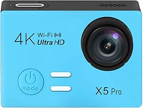 AG Portable X5 Pro Sports Camera 30Mp 4K Wifi Waterproof Sports Cam 170 Degree Ultra Wide Angle Lens with Rechargeable Battery and Mounting Kit AG Portable X5 Pro Sports Camera 30Mp 4K Wifi Waterproof Sports Cam 170 Degree Ultra Wide Angle Lens with Rechargeable Battery and Mounting Kit