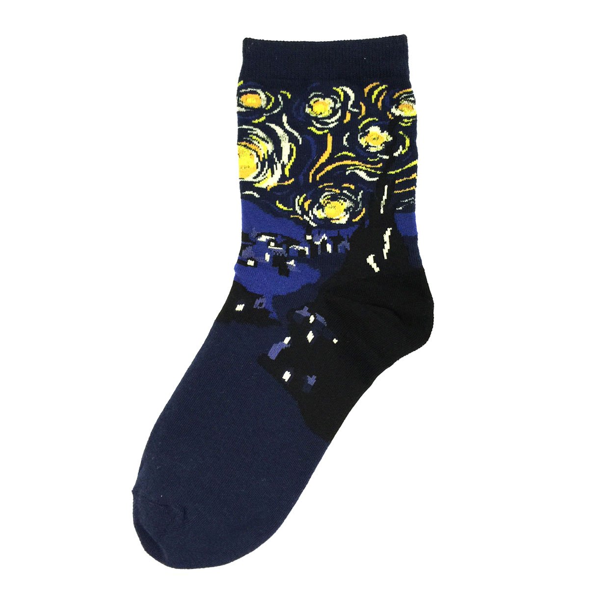 Wrapables Famous Painting Masterpiece Artwork Crew Socks (5 pares)