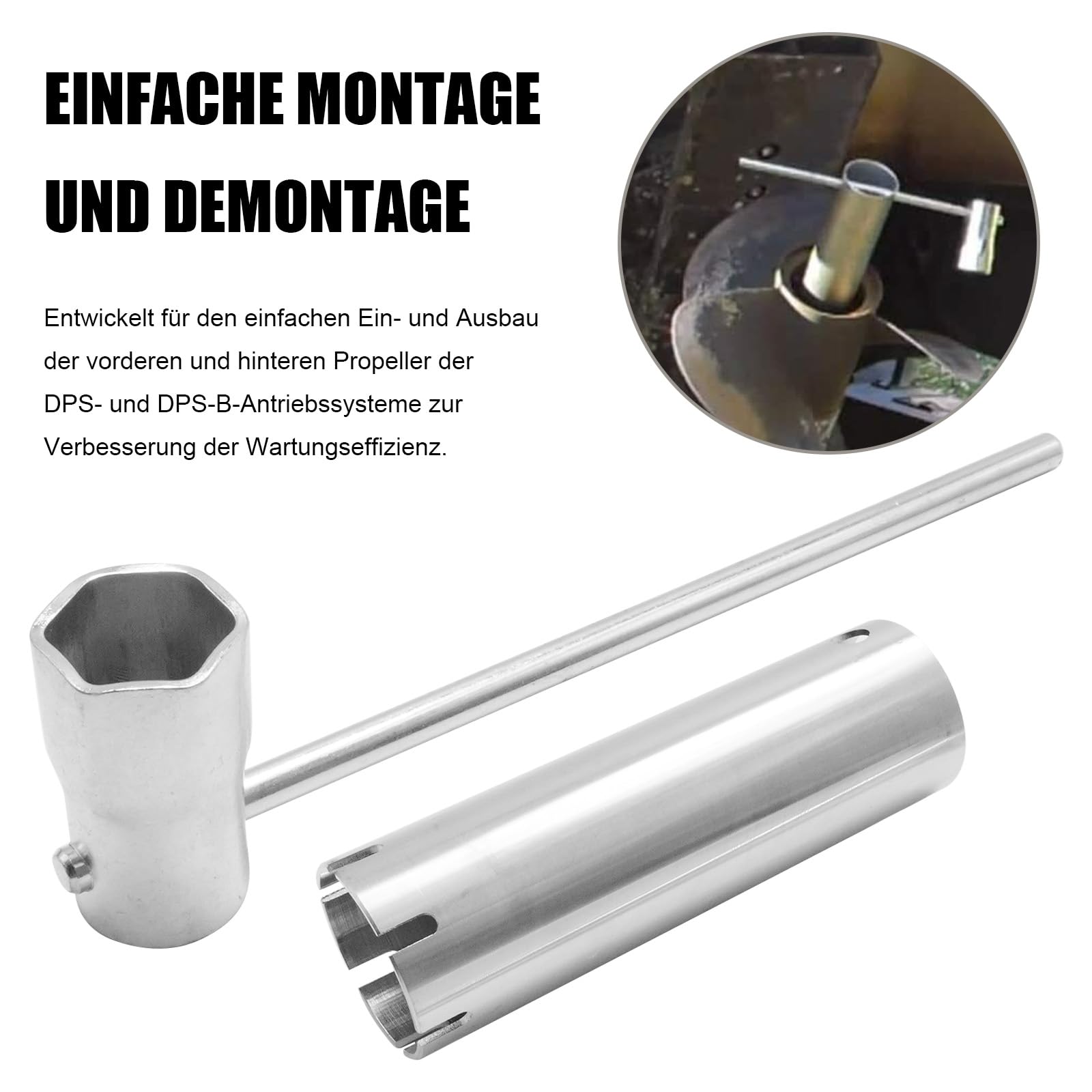 Hoypeyfiy 3855516 Duo Prop - Juego de herramientas de montaje y desmontaje para Volvo Penta D F Duoprop D, F, FH, I, IH Serie