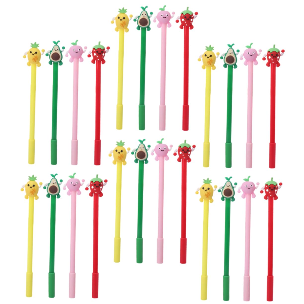 NUOBESTY 2 Set Penna A Fumetti Penne Gel Penne Ufficio Regalini Fine Scuola Gel Pen Mini Per Bomboniere Forniture Matite Penna Per Studenti Gel Portatile Plastica Pezzi * 2