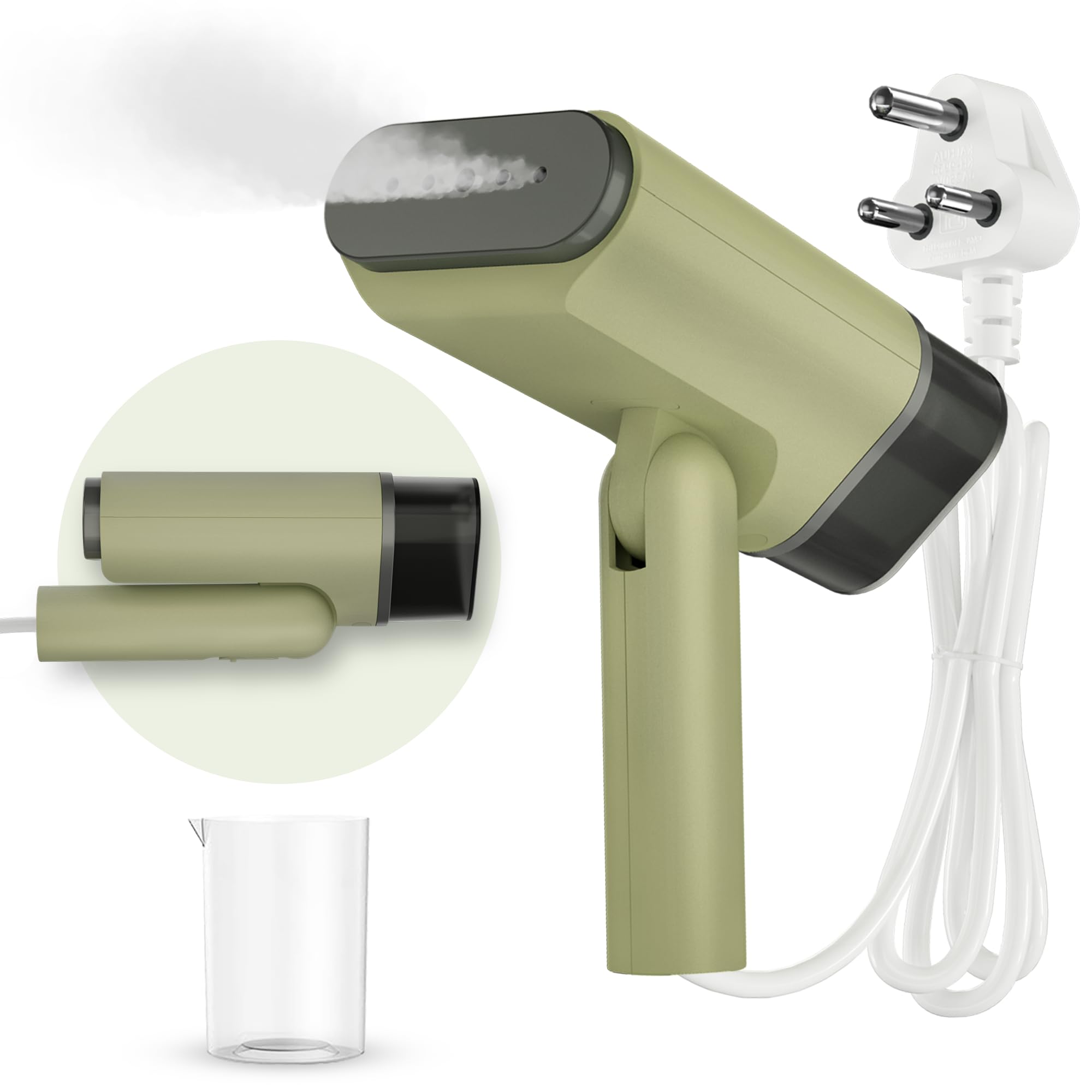 HomeBasic Garment Steamer - Fast Wrinkle Removal -1