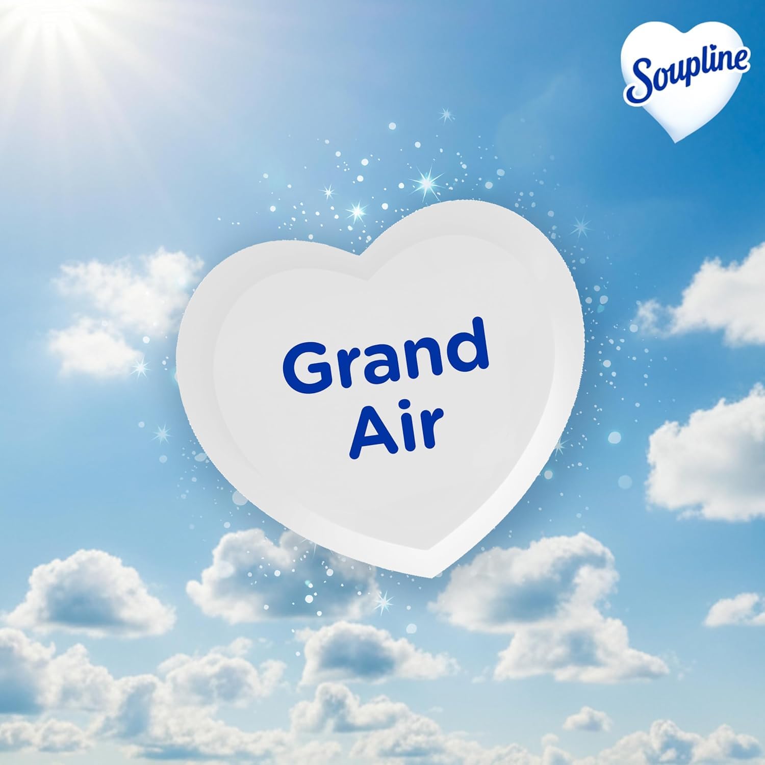 SOUPLINE Spray Brume de Linge Parfum Grand Air, Brume Parfumée pour Linge de Maison et Vêtements, Complément Idéal à Votre Lessive et à Votre Adoucissant Linge, Soupline Lot de 10x300 ml