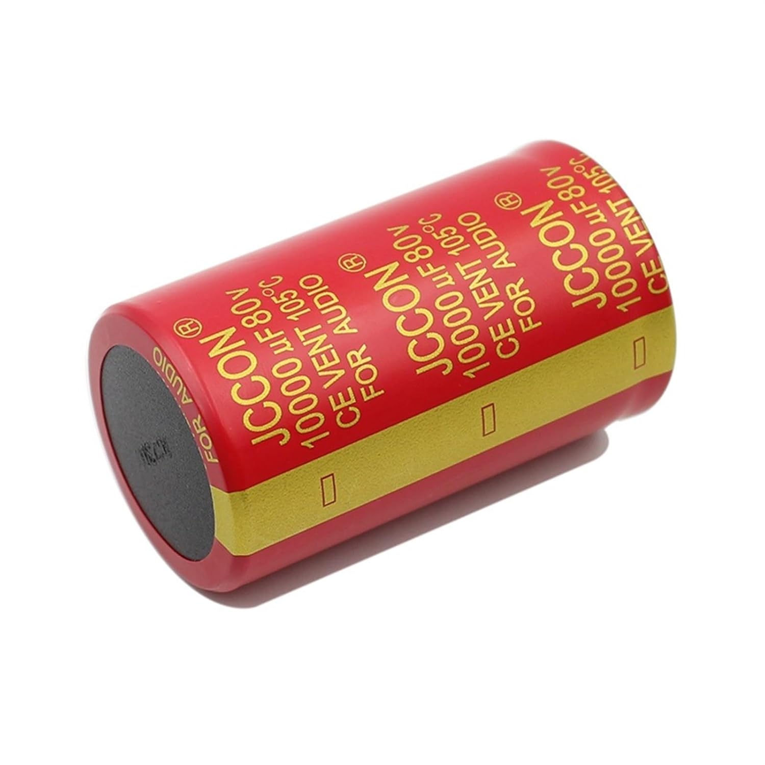 1PCS 80v10000uf Audio electrolytic Capacitor 10000UF80V 35x60 red Robe Copper Foot high Fidelity Amplifier Low
