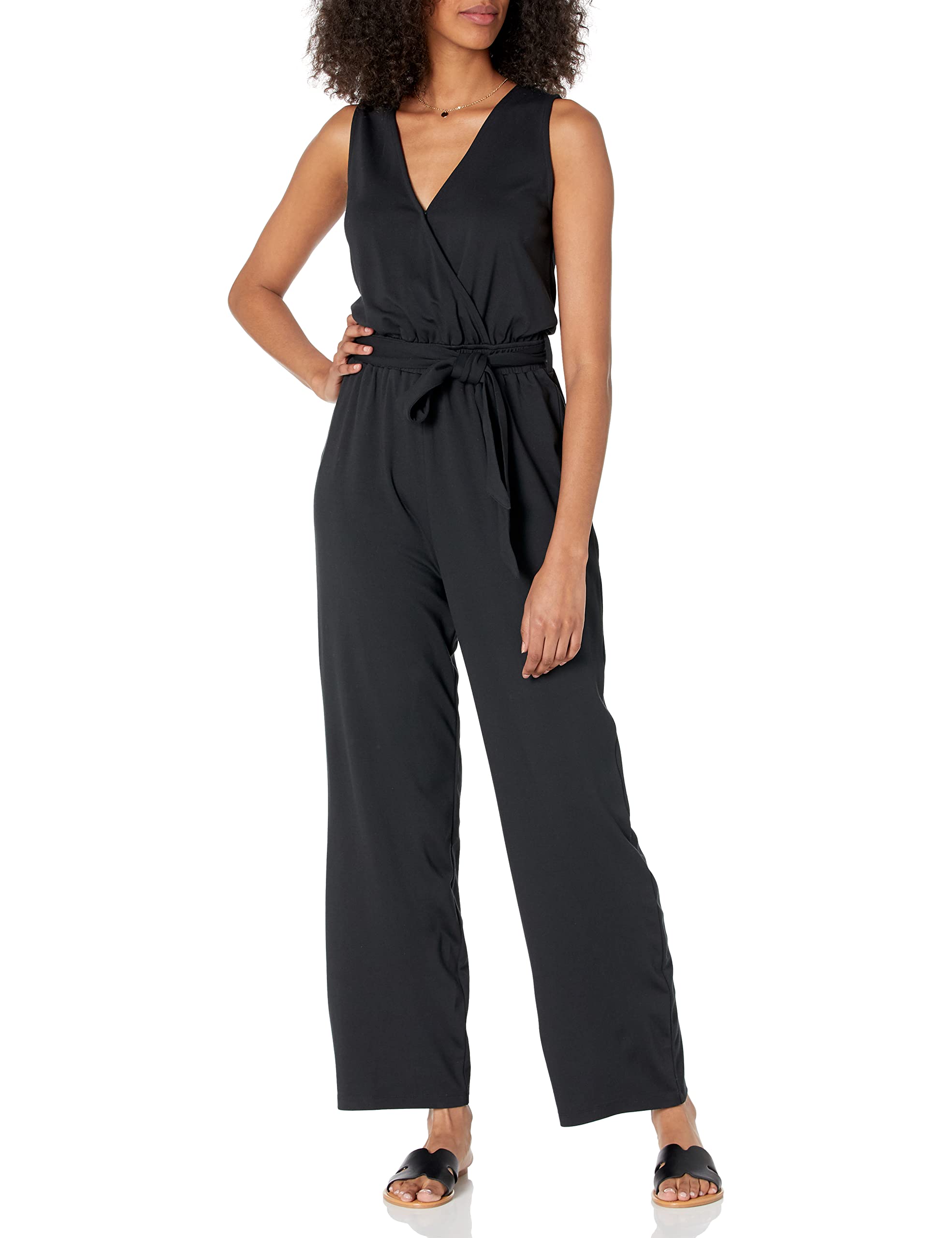 The DropWomen's @caralynmirand Sleeveless Wrap Jumpsuit
