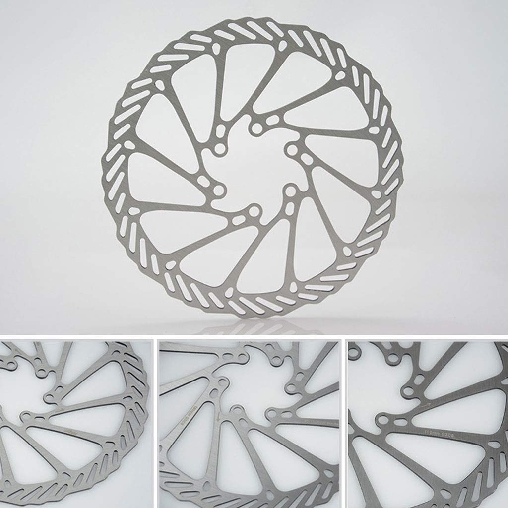 Freno de Disco de Bicicleta 160 mm Rotor MTB 180 mm Grabado y fresado CNC Acero Inoxidable 6 Agujeros - 203 mm