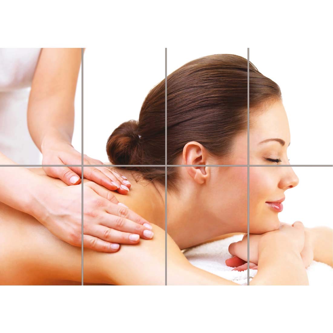 Doppelganger33 LTD Spa Health Beauty Studio Clinic Massage XL Giant Panel Poster Art Print (8 Sections)