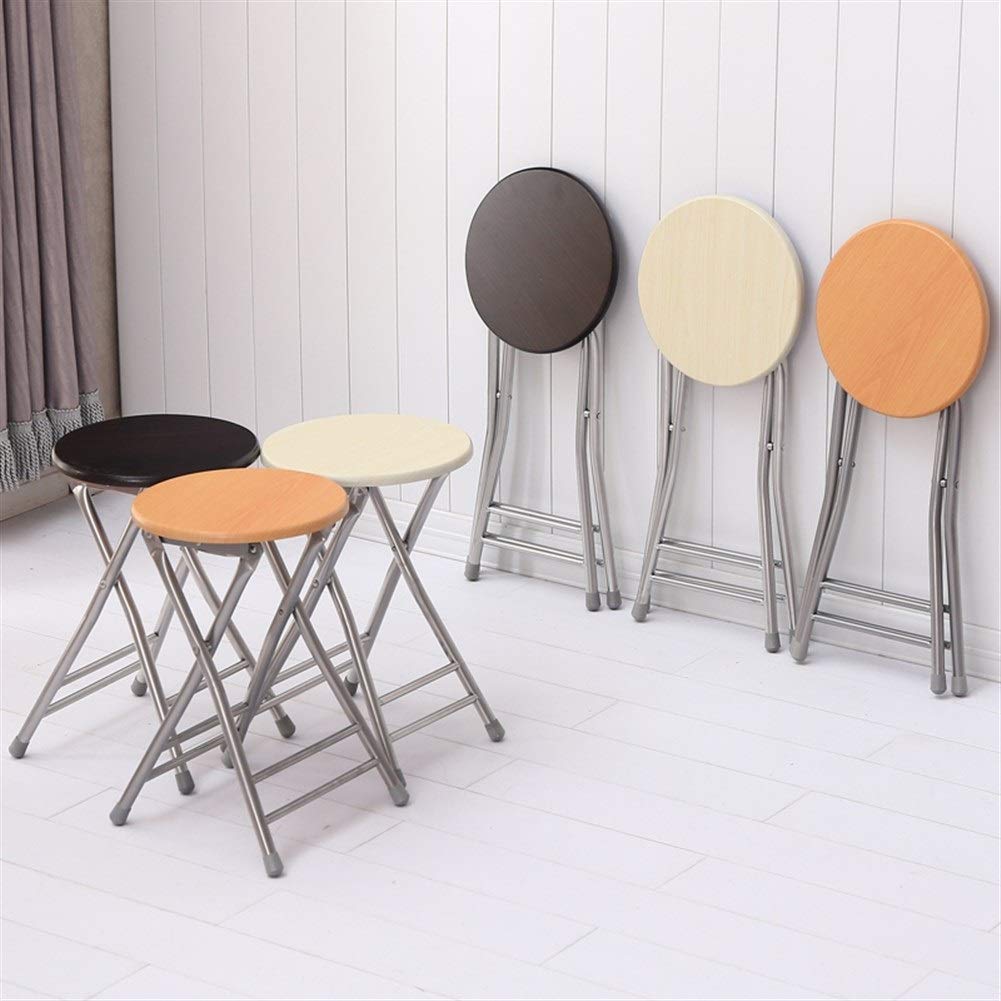 EDITACASA - Sgabello Pieghevole Slim Con Schienale,altezza Seduta 45cm - Foto 14