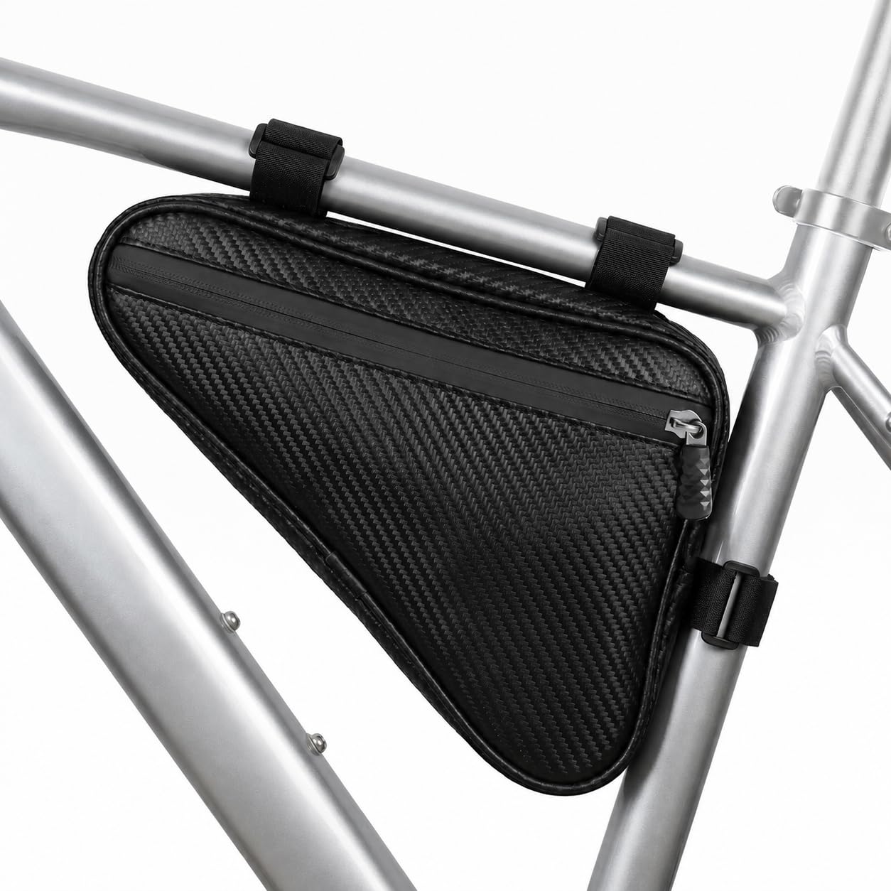 Torba Na Ramę Roweru Trójkątna Wodoodporna 1,5L Do MTB, Roweru Szosowego, Gravelbike Z Uchwytem Na Telefon Komórkowy, Narzędzi I Kluczy