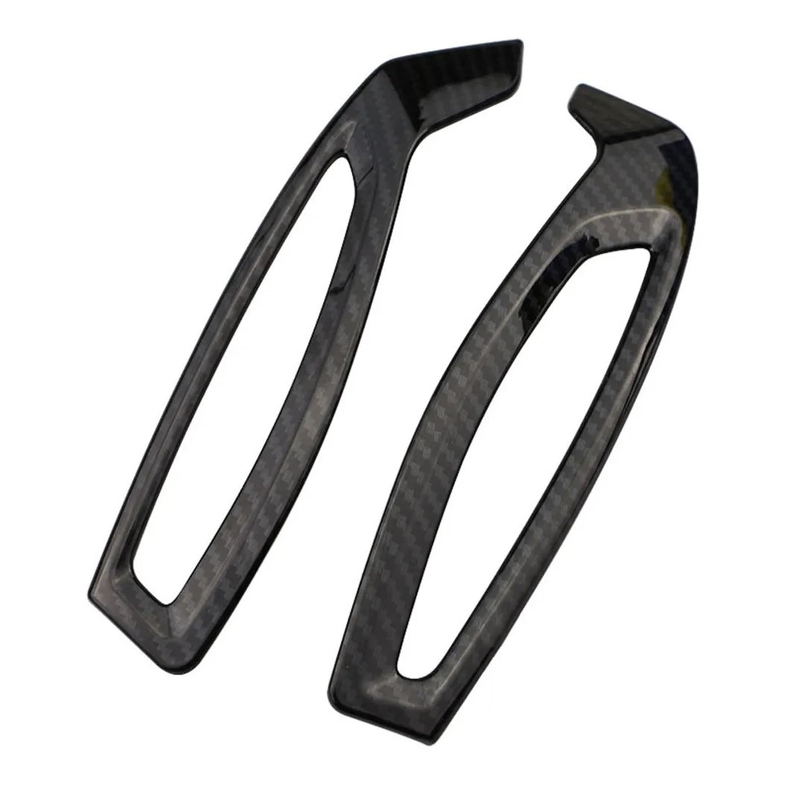 Interior Trim for Toyota for C-HR for CHR 2016-2022 RHD ABS Car Air Conditioning A/C Vent Outlet Cover Trim Decoration Sticker Cover Trim Sticker(Carbon Fiber Black)