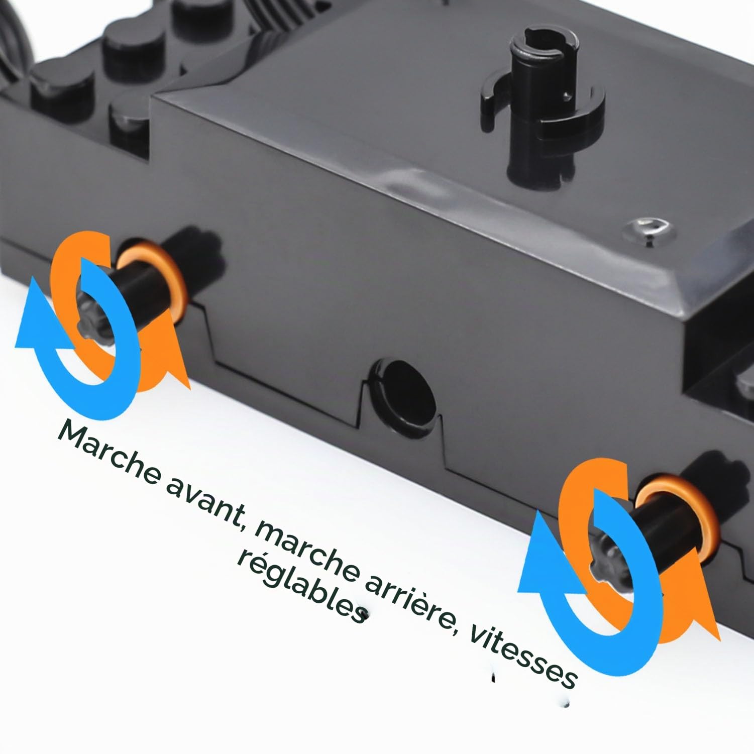 38 pièces Composants électriques compatibles avec Les Ensembles de Train de Blocs de Construction, Assemblage STEM du kit de Moteur pour Briques, Fonctions de contrôle pour Briques MOC