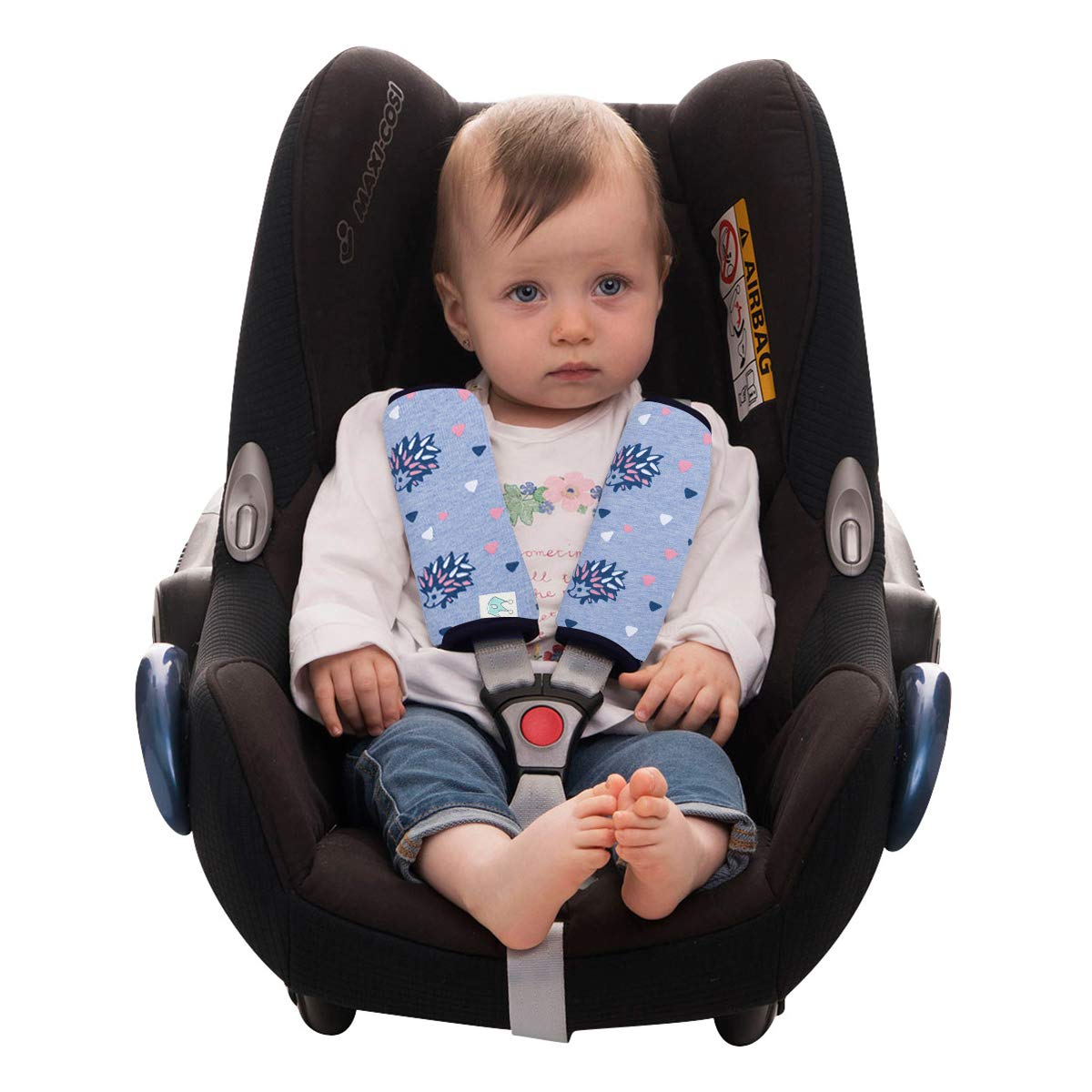 JYOKO KIDS Padded Harness Protector for Stroller Carseat (Spike, 17 x 18) - Image 2