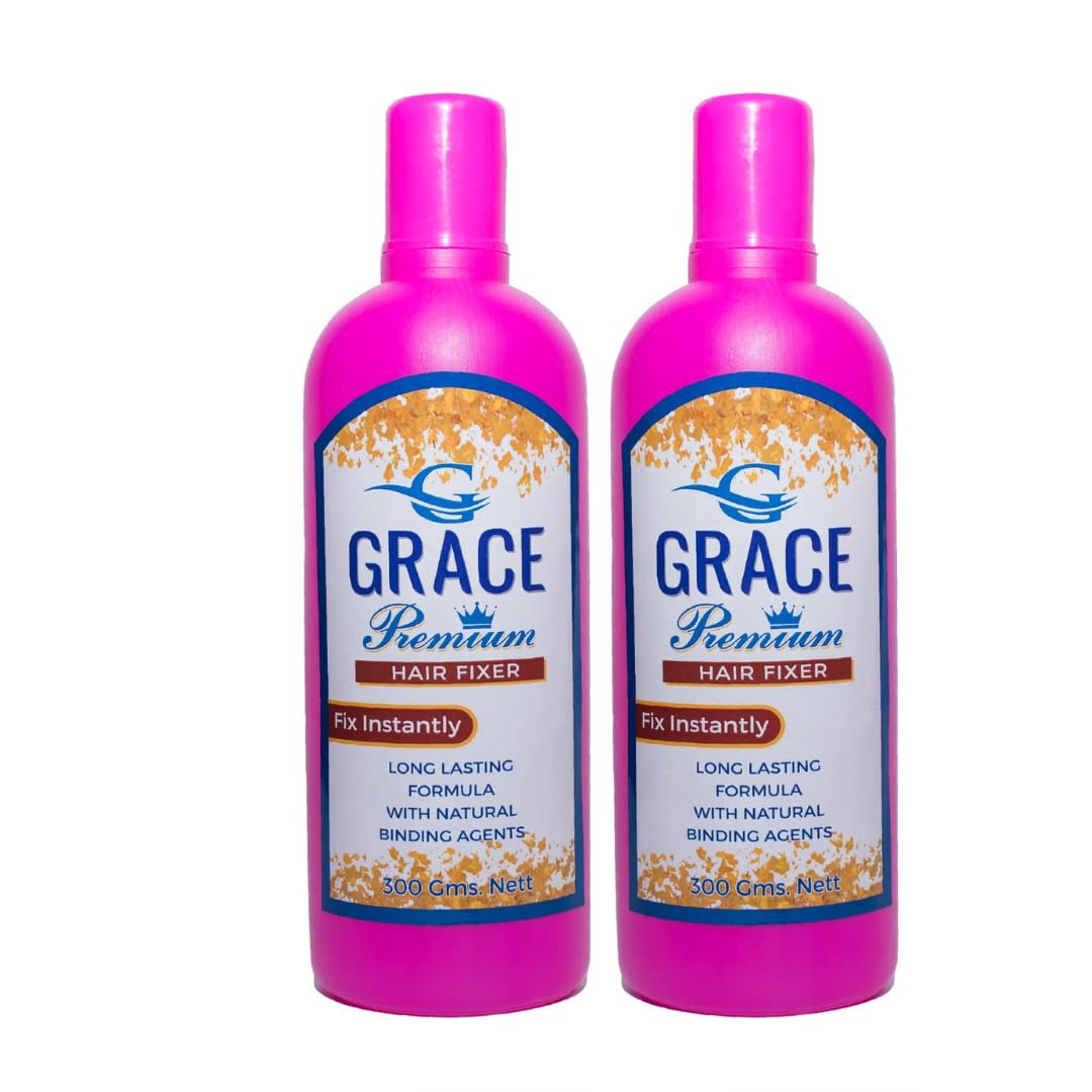 Grace Hair Fixer - Long Lasting, Strong Hold and Pleasant Fragrance (2, 300 Gms)