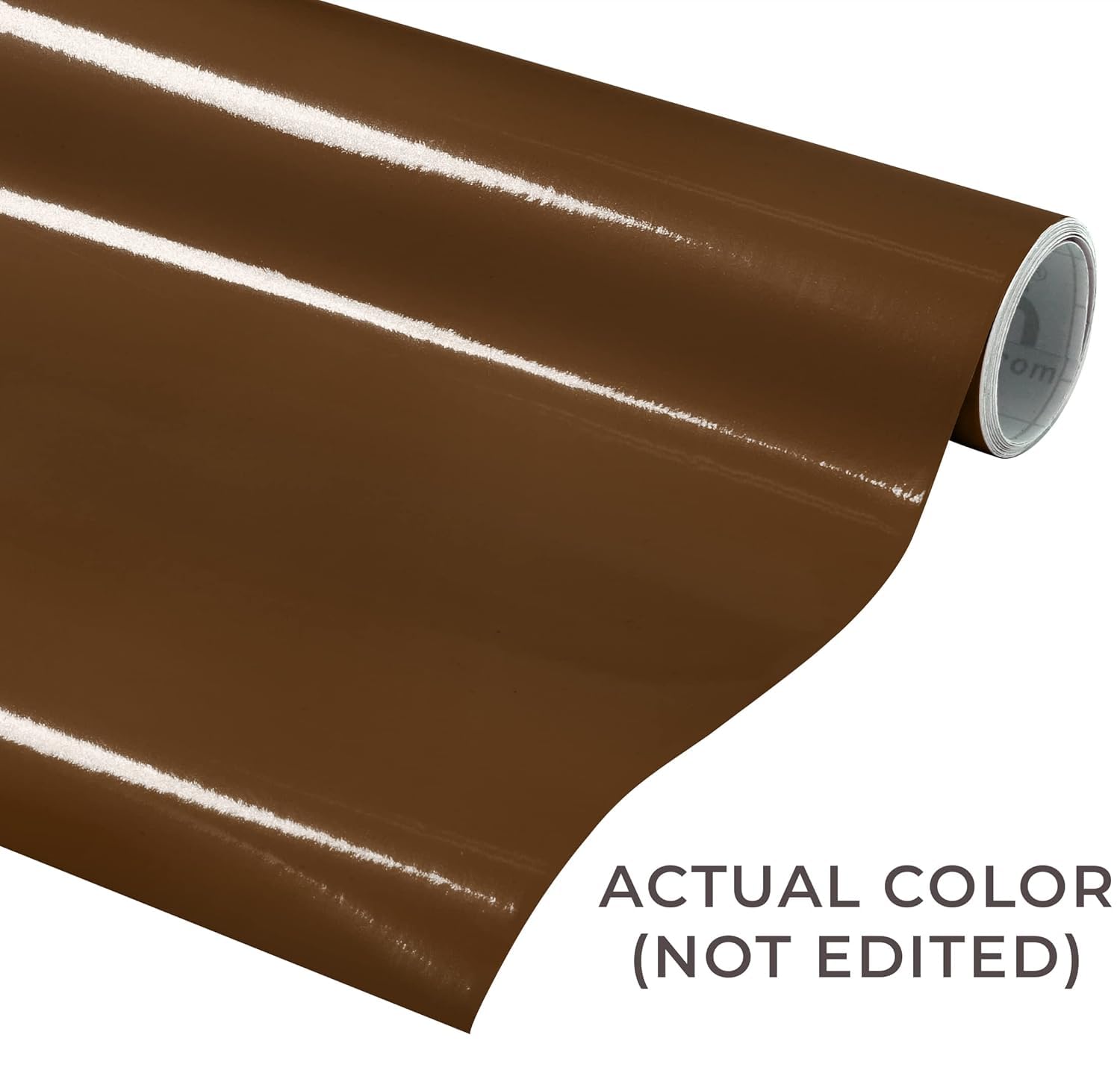 VViViD Brown Gloss DECO65 Permanent Adhesive Craft Vinyl for Cricut, Silhouette & Cameo (24" x 30ft Large Roll)