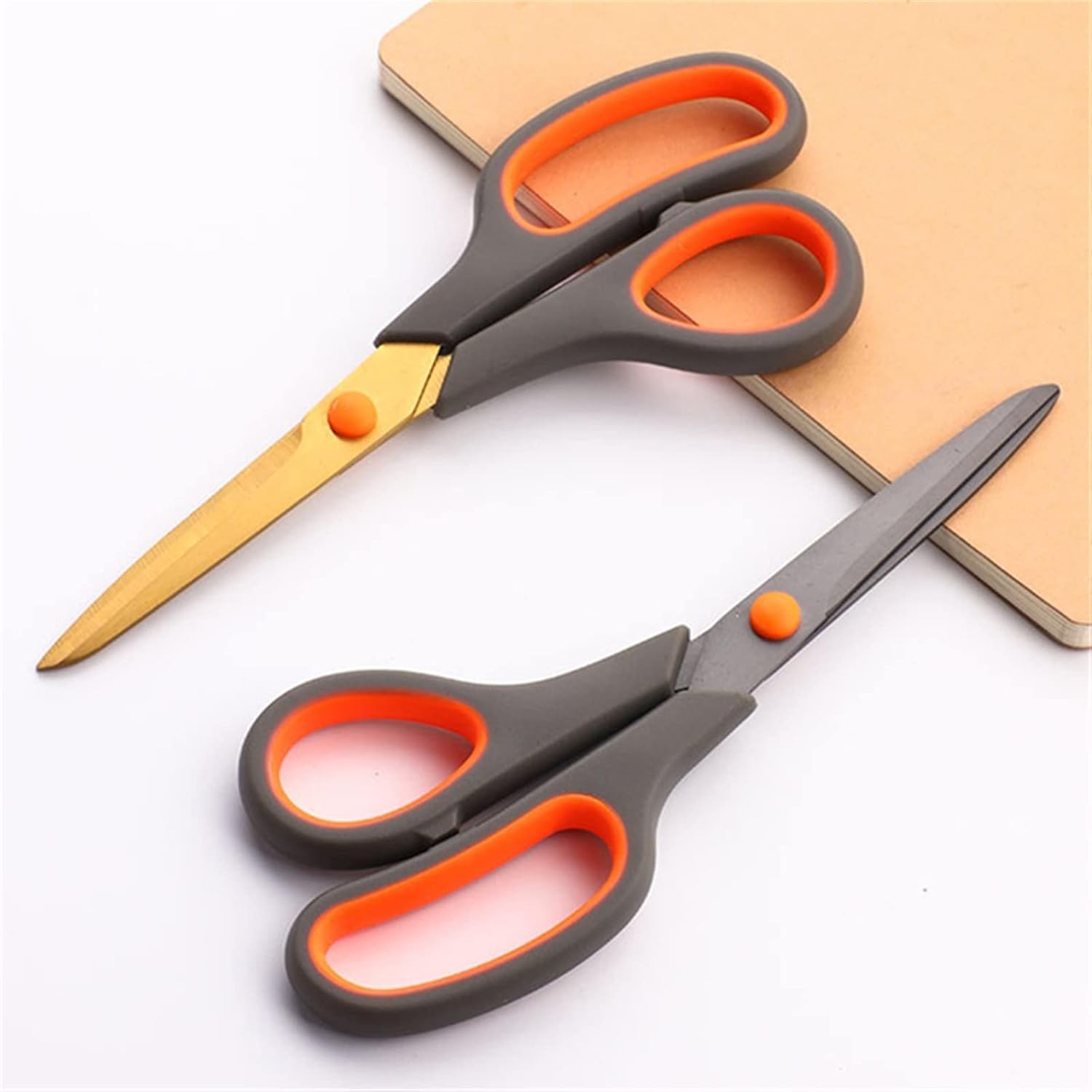 INLIMA Gardening Scissors Tailor Scissors Cutting Fabric Cutter Paper Needlework Stationery Office Scissor Embroidery Leather Sewing Shears (Color : Glod 8inch 20cm)