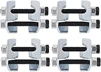 Vista 6 de Mini compresor de muelle helicoidal, espaciador de resorte ajustable, 4 piezas, 2 vías ajustable de resorte, compresor de resorte helicoidal